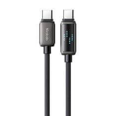 Mcdodo Kabel USB-C do USB-C Mcdodo CA-4250, 100 W, LED zaslon, 1,2 m