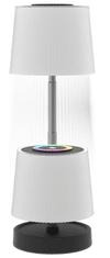 Platinet PTL45RGB WAVY brezžična namizna LED svetilka, USB-C, 28,5 x 10 cm, črno-bela