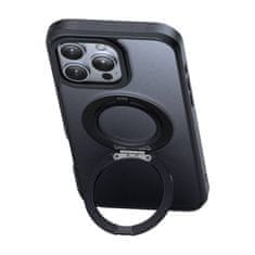 Mcdodo McDodo PC-4933 MagSafe etui za iPhone 16 Pro Max s stojalom (črno)