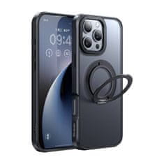 Mcdodo McDodo PC-4932 MagSafe etui za iPhone 16 Pro s stojalom (črno)
