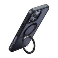Mcdodo McDodo PC-4932 MagSafe etui za iPhone 16 Pro s stojalom (črno)