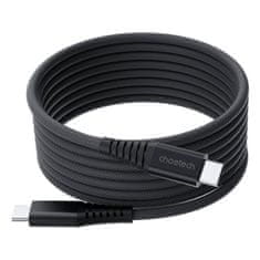 Choetech Magnetni kabel USB-C na USB-C Choetech XCC-1051, PD 240 W, 1,8 m (črn)