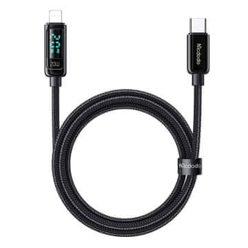 Mcdodo USB-C kabel za Lightning Mcdodo CA-8810, 36 W, 1,2 m (črn)