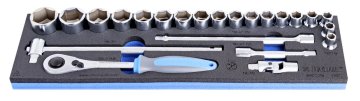 Unior 964ECO19 garnitura nasadnih ključev 1/2" v SOS vložku (621294)