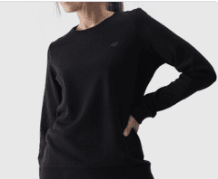 4F Športni pulover lifestyle črna 162 - 165 cm/XS WMM00TSWSF146920S
