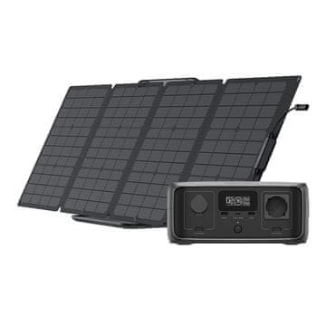 EcoFlow Komplet: elektrarna EcoFlow River 3 + 110 W fotovoltaični panel