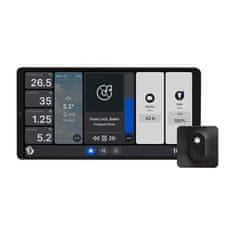 Shelly Shelly Wall Display X2 WiFi/BLU (črn) + BLU H&amp;amp;T dvojni nadzorni panel