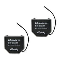 Shelly Komplet 2 relejev EU868 za gen.3/4 Shelly LoRa Add-on