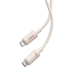BASEUS Baseus USB-C na USB-C hitri polnilni kabel Habitat Series 100 W, 1 m (roza)