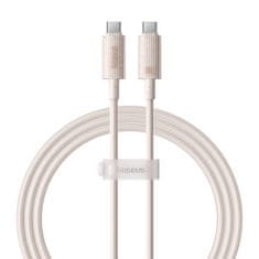BASEUS Baseus USB-C na USB-C hitri polnilni kabel Habitat Series 100 W, 1 m (roza)