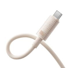 BASEUS Baseus USB-C na USB-C hitri polnilni kabel Habitat Series 100 W, 1 m (roza)