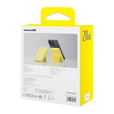 BASEUS Baseus MagPro Magnetic 5000mAh 20W magnetna polnilna baterija, magsafe (rumena)