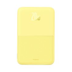 BASEUS Baseus MagPro Magnetic 5000mAh 20W magnetna polnilna baterija, magsafe (rumena)