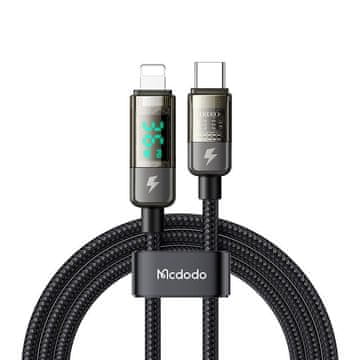 Mcdodo USB-C kabel za Lightning Mcdodo CA-3600, samodejno izklapljanje, 36 W, 1,2 m (črn)