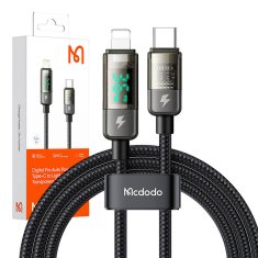 Mcdodo USB-C kabel za Lightning Mcdodo CA-3600, samodejno izklapljanje, 36 W, 1,2 m (črn)