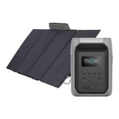 EcoFlow Komplet: EcoFlow Delta 3 1500 elektrarna + 400 W fotovoltaični panel