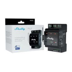 Shelly 3-kanalni rele za DIN-tirnico Shelly Qubino Wave Pro 3 Z-Wave