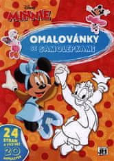 Jiri Models Pobarvanka A4 z nalepkami - Minnie