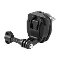 Puluz PULUZ sponka za vetrobransko steklo motocikla za športne kamere (DJI Osmo Action 4, GoPro Hero 12, Insta360 Ace Pro / X4) (črna)