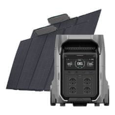 EcoFlow Komplet: elektrarna EcoFlow Delta Pro 3 + 2x 400W fotovoltaični panel