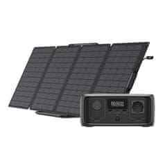 EcoFlow Komplet: EcoFlow River 3 UPS elektrarna + 110 W fotovoltaični panel