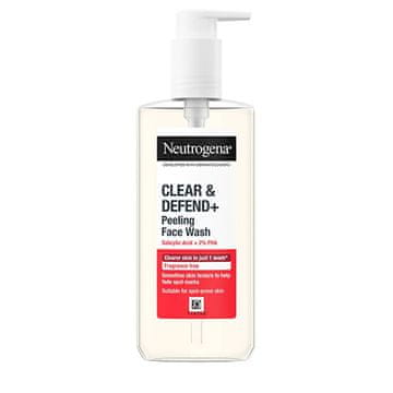 Neutrogena Clear & Defend+ Gel za čiščenje proti mozoljem (umivalnik za obraz) 200 ml