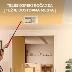 Vileda Flex&Catch brisalec prahu, s teleskopskim držalom
