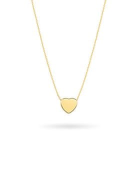 Brilio Ogrlica s srcem iz rumenega zlata 14/778.901 Esp-rumena