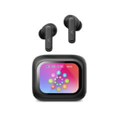 Ksix brezžične slušalke Vision, 2,01'' TFT zaslon, ANC, Avtonomija 6+20 h, črne