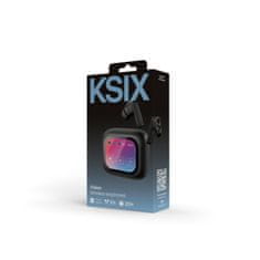 Ksix brezžične slušalke Vision, 2,01'' TFT zaslon, ANC, Avtonomija 6+20 h, črne