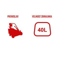 Scheppach Bencinski prezračevalnik trate SC55P | 40cm | 5,4 KM