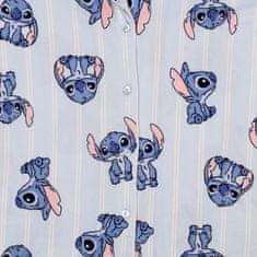 Disney DISNEY Stitch Ženske pižame z dolgimi rokavi in zadrgo, ŠIROKE HLAČE, zapenjanje z gumbi, SPALNI KOMPLET XL