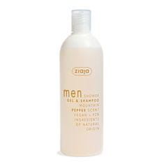 Ziaja Gel in šampon za prhanje Mountain Pepper Men (gel in šampon) 400 ml