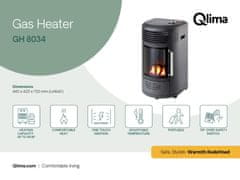 Qlima Plinski grelec GH8034