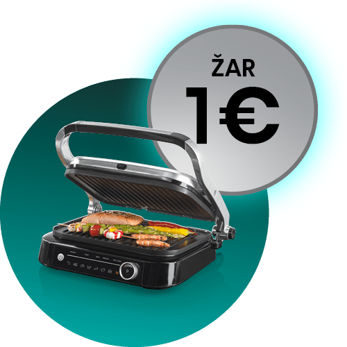 Z nakupom izbrane pečice kontaktni žar za 1 €