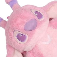 Disney DISNEY Stitch ANGEL Gumijasta termofor z MEHKIM prevlekom, VELIKA! Termofor, napolnjen z vodo, v prevleki, Maskota 750 ml 