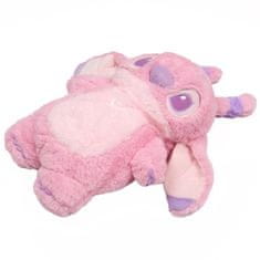 Disney DISNEY Stitch ANGEL Gumijasta termofor z MEHKIM prevlekom, VELIKA! Termofor, napolnjen z vodo, v prevleki, Maskota 750 ml 