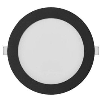 Emos LED panel NEXXO, vgradni, okrogli, črn, 12W, nastavljiva CCT