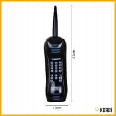 Korbi Nafukovací balón – retro mobilni telefon z anteno, stil 80. in 90. let, velika dekoracija za noč čarovnic