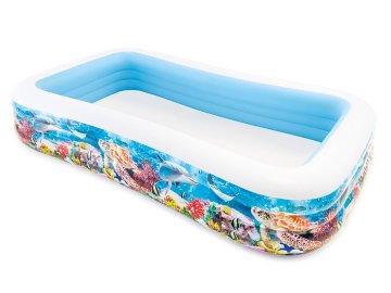 shumee Napihljiv bazen Riba 305 x 183 x 56 cm INTEX 58485