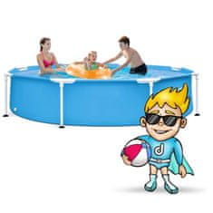 shumee Vrtni bazen z okvirjem 244 x 51 cm 5-v-1 INTEX 28205