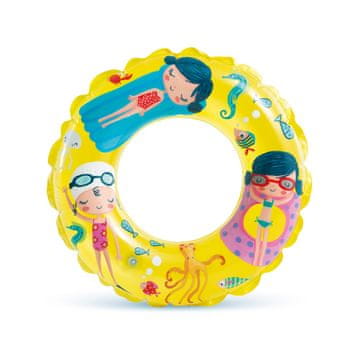 Intex Plavalni obroč premera 61 cm INTEX 59242 bele barve