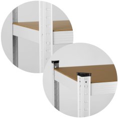 shumee Kovinski regal za shranjevanje 180 x 90 x 30 Humberg 4844