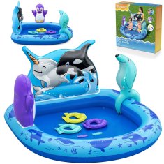 shumee Napihljivo igrišče Polar Pals 134 x 131 x 73 cm Bestway 53156