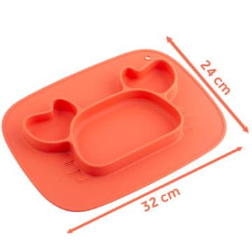 Ricokids crown silikonski krožnik za hranjenje otrok