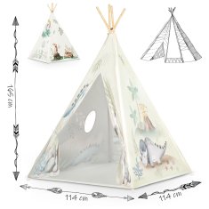 shumee Nukido tipi šotor za otroke - dinozavri