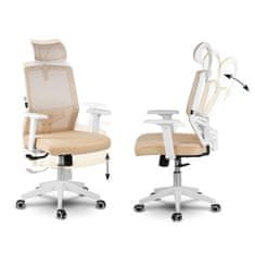 Pisarniški stol Sofotel Rotar z mikromrežo, bež