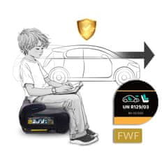 Nukido Avtosedež Isofix sedež 22 - 36 kg Louis 710201