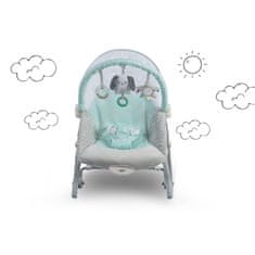 shumee Nukido gugalni ležalnik z vibracijo - mint