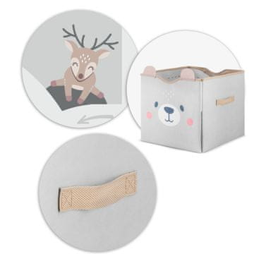 Nukido Škatla in podloga za igrače NK-408 - siva